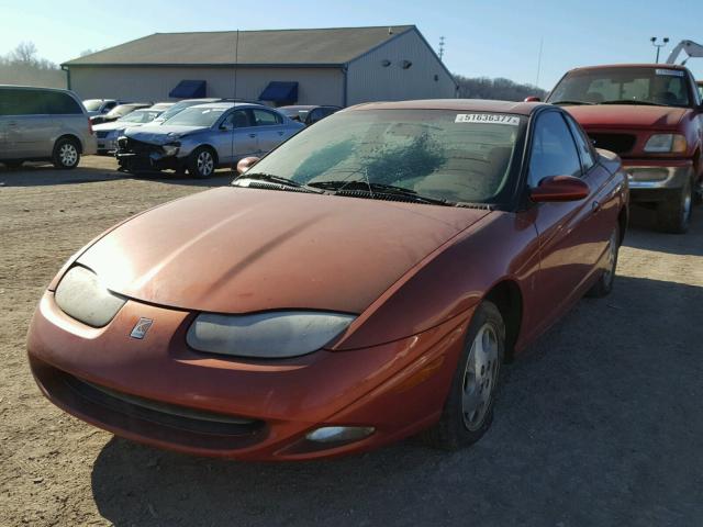 1G8ZY12762Z260637 - 2002 SATURN SC2 ORANGE photo 2