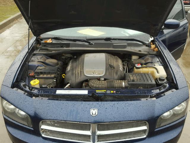 2B3KA53H86H183349 - 2006 DODGE CHARGER R/ BLUE photo 7