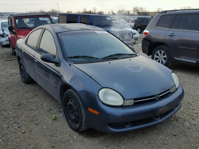 1B3ES46C51D300654 - 2001 DODGE NEON SE GRAY photo 1