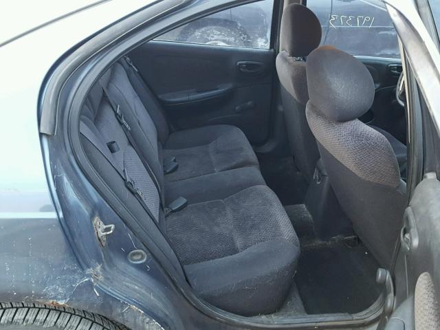 1B3ES46C51D300654 - 2001 DODGE NEON SE GRAY photo 6