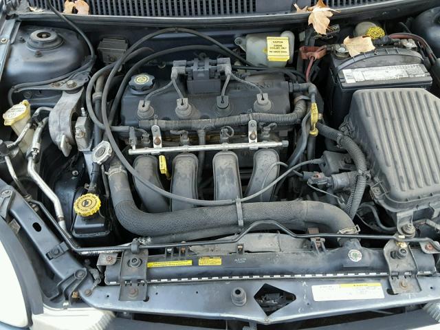 1B3ES46C51D300654 - 2001 DODGE NEON SE GRAY photo 7