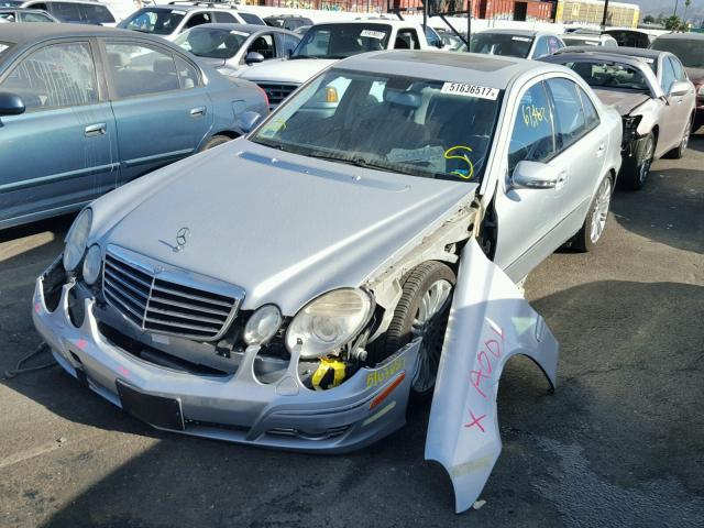 WDBUF56XX7B074508 - 2007 MERCEDES-BENZ E 350 SILVER photo 2