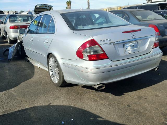 WDBUF56XX7B074508 - 2007 MERCEDES-BENZ E 350 SILVER photo 3