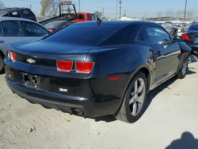 2G1FB1ED4B9122447 - 2011 CHEVROLET CAMARO LT BLACK photo 4