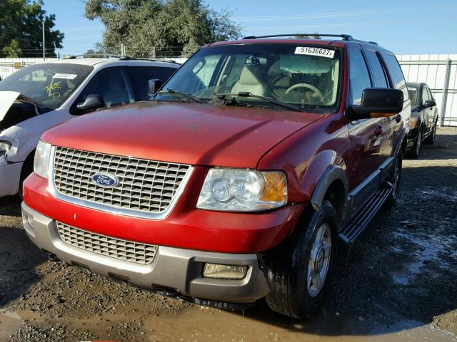 1FMFU18L53LA92692 - 2003 FORD EXPEDITION BURGUNDY photo 2