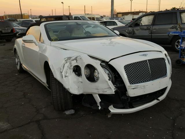 SCBGR3ZA1CC075040 - 2012 BENTLEY CONTINENTA WHITE photo 1