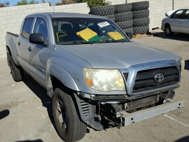 5TEKU72N06Z153694 - 2006 TOYOTA TACOMA DOU SILVER photo 1