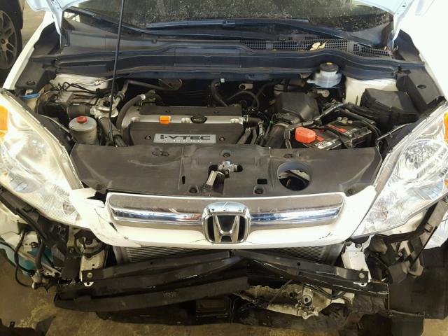 JHLRE48717C116188 - 2007 HONDA CR-V EXL WHITE photo 7