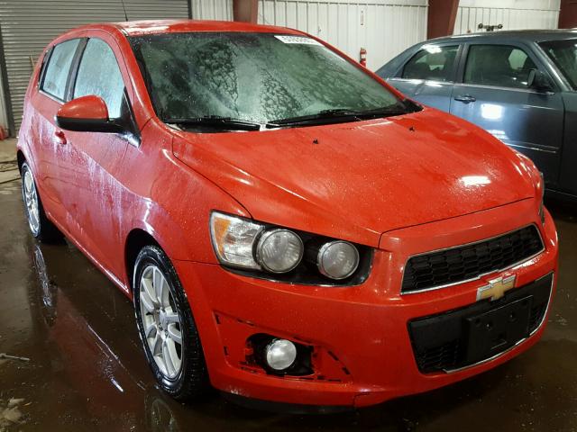 1G1JC6SHXD4220559 - 2013 CHEVROLET SONIC LT ORANGE photo 1