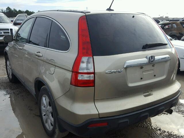 JHLRE38738C056877 - 2008 HONDA CR-V EXL GOLD photo 3