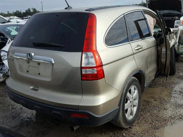 JHLRE38738C056877 - 2008 HONDA CR-V EXL GOLD photo 4