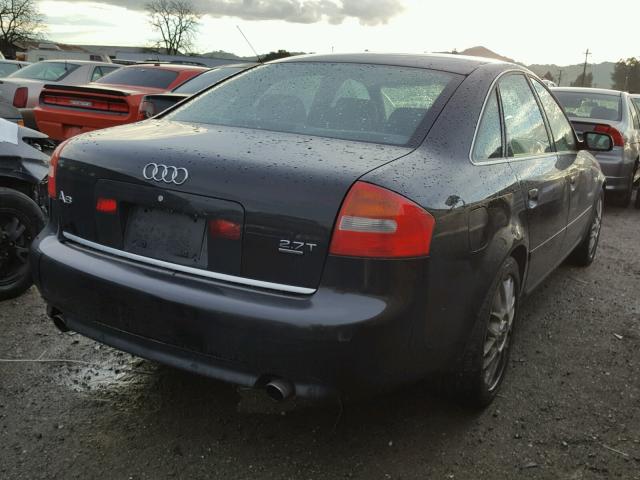 WAULD54BX2N034220 - 2002 AUDI A6 2.7T QU BLACK photo 4