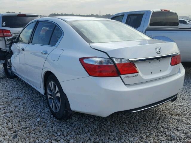 1HGCR2F38FA194779 - 2015 HONDA ACCORD LX WHITE photo 3