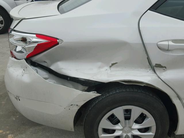 5YFBPRHE7EP006769 - 2014 TOYOTA COROLLA EC 白色 照片 9