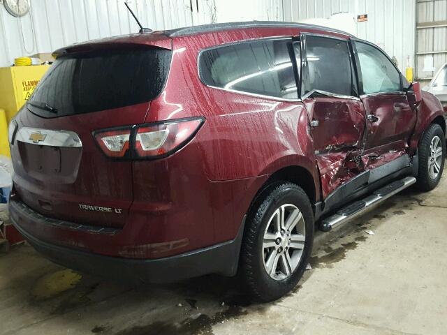 1GNKRHKD7FJ165728 - 2015 CHEVROLET TRAVERSE L RED photo 6