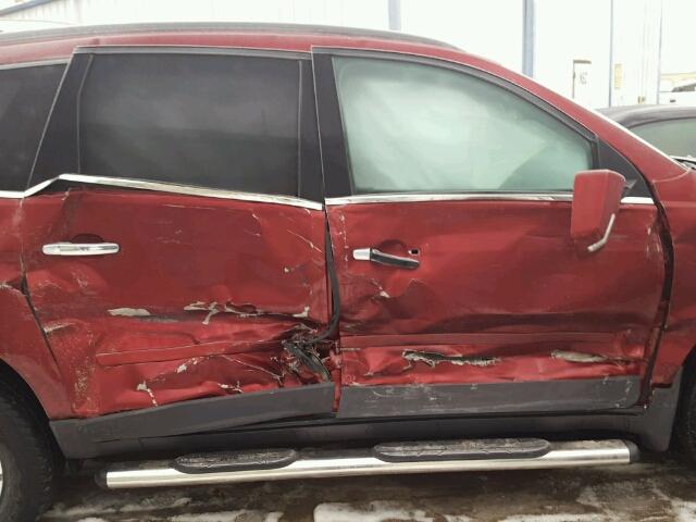 1GNKRHKD7FJ165728 - 2015 CHEVROLET TRAVERSE L RED photo 9