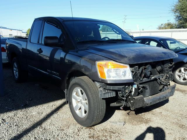 1N6AA0CA6AN309799 - 2010 NISSAN TITAN XE GRAY photo 1