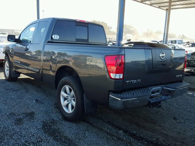 1N6AA0CA6AN309799 - 2010 NISSAN TITAN XE GRAY photo 3