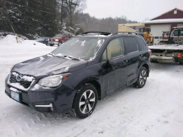 JF2SJAEC6HG561399 - 2017 SUBARU FORESTER 2 GRAY photo 2