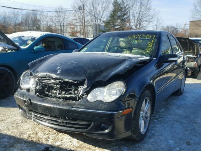 WDBRF92H26F757774 - 2006 MERCEDES-BENZ C GENERATI BLACK photo 9