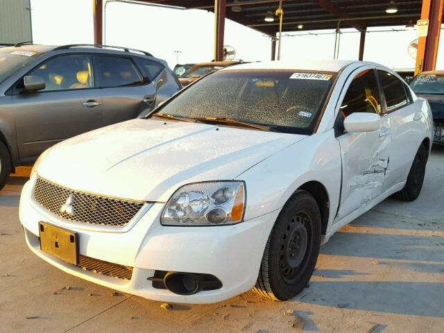 4A32B3FF9CE014757 - 2012 MITSUBISHI GALANT ES WHITE photo 2