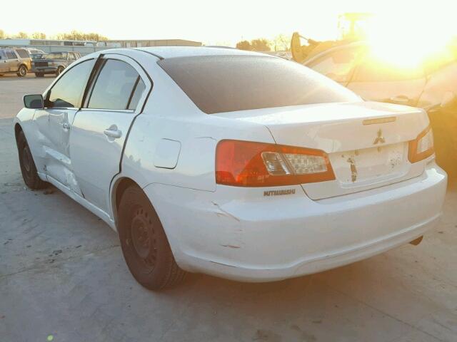 4A32B3FF9CE014757 - 2012 MITSUBISHI GALANT ES WHITE photo 3