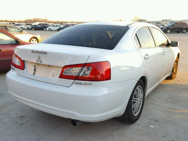 4A32B3FF9CE014757 - 2012 MITSUBISHI GALANT ES WHITE photo 4