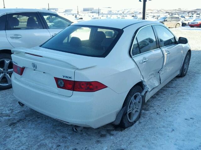 JH4CL96856C802653 - 2006 ACURA TSX WHITE photo 4