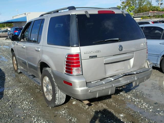 4M2DU86WX3ZJ50823 - 2003 MERCURY MOUNTAINEE GRAY photo 3