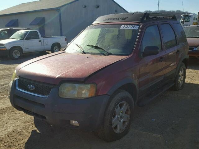 1FMYU93143KB34191 - 2003 FORD ESCAPE XLT RED photo 2