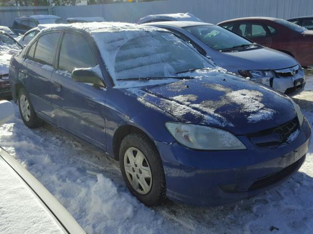 2HGES16324H605678 - 2004 HONDA CIVIC DX V BLUE photo 1