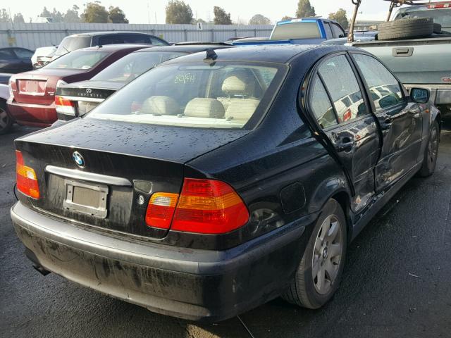 WBAET374X4NJ80214 - 2004 BMW 325 I BLACK photo 4