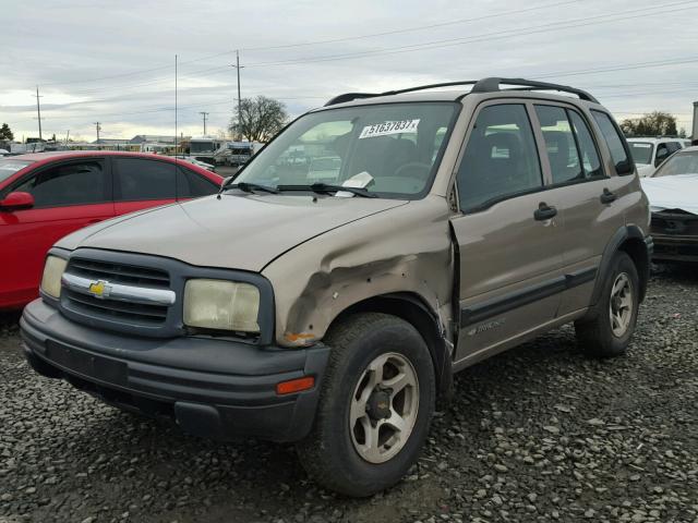 2CNBJ734626916457 - 2002 CHEVROLET TRACKER ZR GRAY photo 2