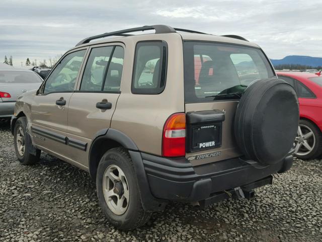 2CNBJ734626916457 - 2002 CHEVROLET TRACKER ZR GRAY photo 3