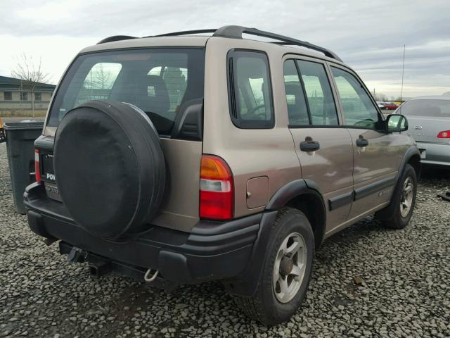 2CNBJ734626916457 - 2002 CHEVROLET TRACKER ZR GRAY photo 4