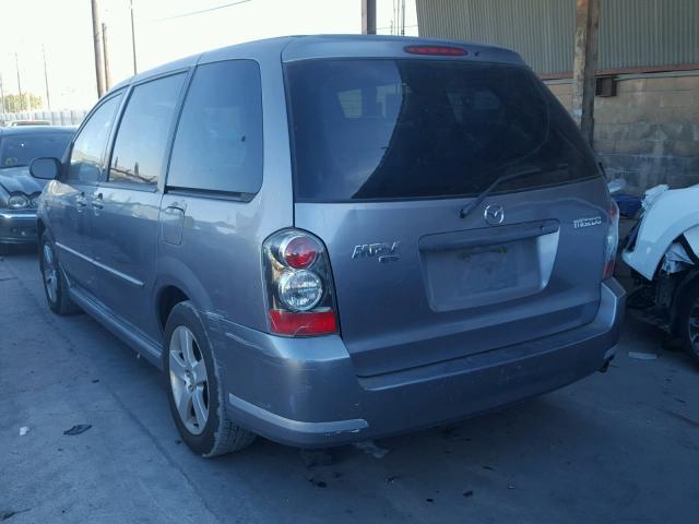 JM3LW28JX40521065 - 2004 MAZDA MPV WAGON GRAY photo 3