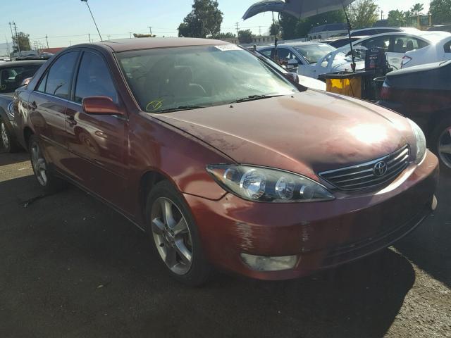 JTDBA32K850025208 - 2005 TOYOTA CAMRY SE RED photo 1