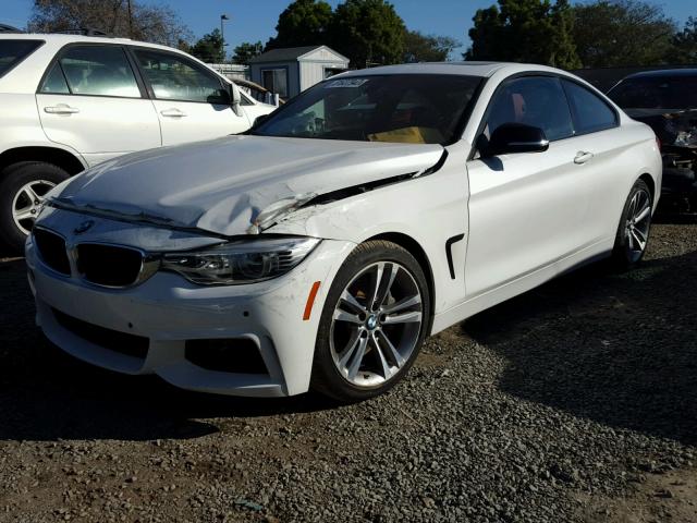 WBA3R1C59FK194800 - 2015 BMW 435 I WHITE photo 2