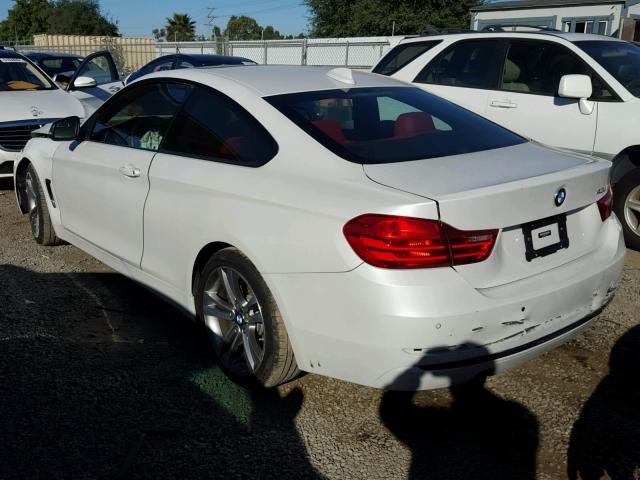 WBA3R1C59FK194800 - 2015 BMW 435 I WHITE photo 3