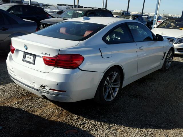 WBA3R1C59FK194800 - 2015 BMW 435 I WHITE photo 4