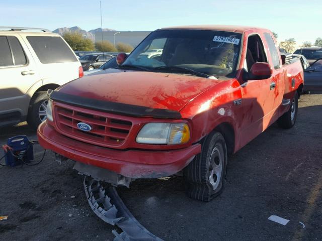 1FTZX0727XKA98839 - 1999 FORD F150 RED photo 2
