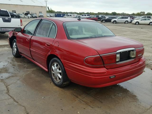 1G4HR54K43U225760 - 2003 BUICK LESABRE LI RED photo 3