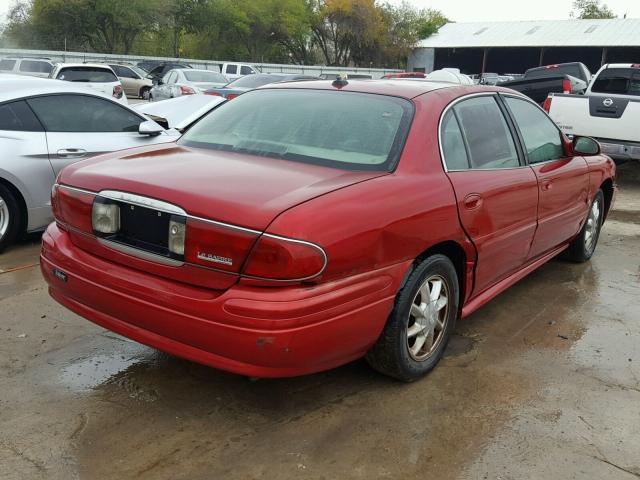 1G4HR54K43U225760 - 2003 BUICK LESABRE LI RED photo 4