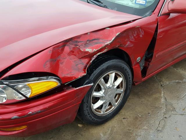 1G4HR54K43U225760 - 2003 BUICK LESABRE LI RED photo 9