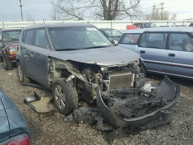 KNDJN2A28F7214462 - 2015 KIA SOUL GRAY photo 1