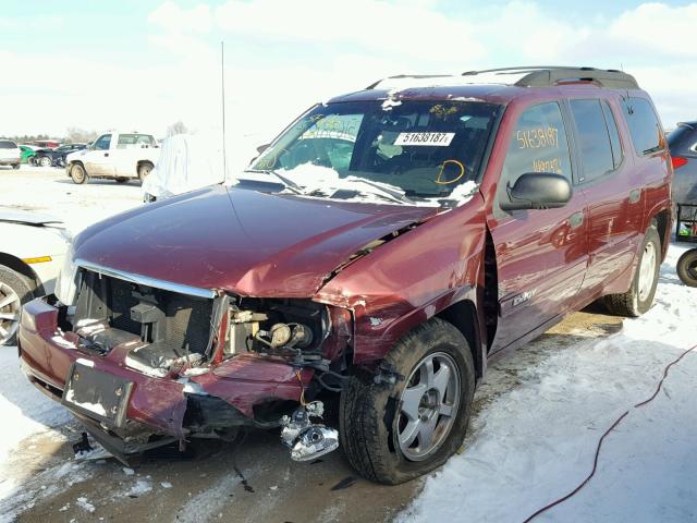 1GKET16S636107880 - 2003 GMC ENVOY XL MAROON photo 2