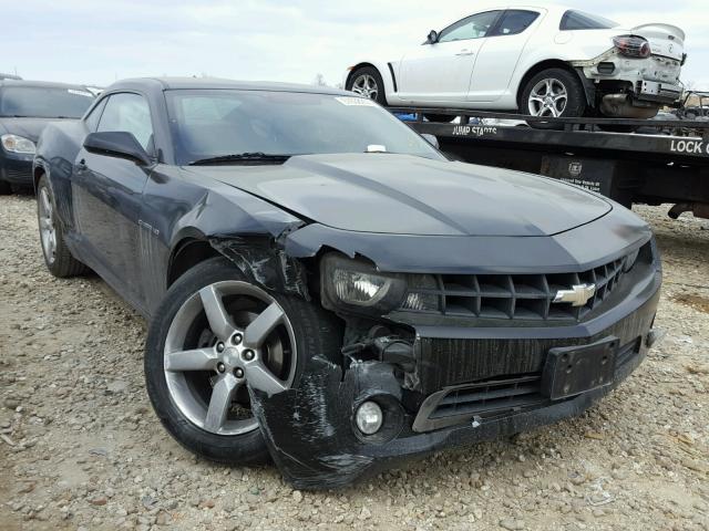 2G1FB1E38C9148123 - 2012 CHEVROLET CAMARO LT BLACK photo 1