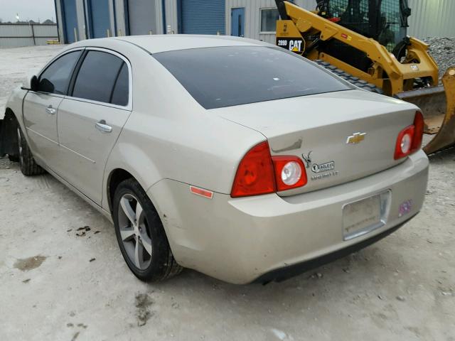 1G1ZC5EU6CF312325 - 2012 CHEVROLET MALIBU 1LT 金色 照片 3