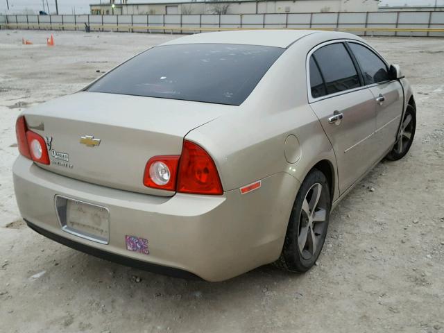 1G1ZC5EU6CF312325 - 2012 CHEVROLET MALIBU 1LT 金色 照片 4