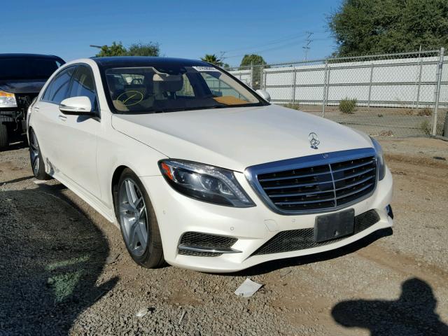 WDDUG8CB9EA009053 - 2014 MERCEDES-BENZ S 550 WHITE photo 1